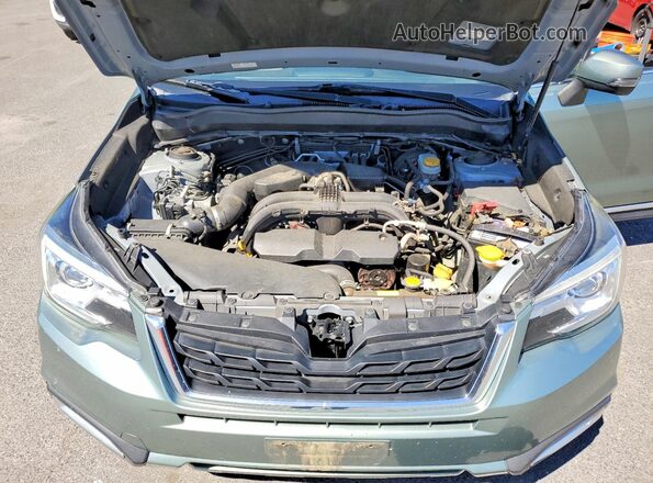 JF2SJAWC1HH549797 2017 SUBARU FORESTER Green Вид задньої частини салону