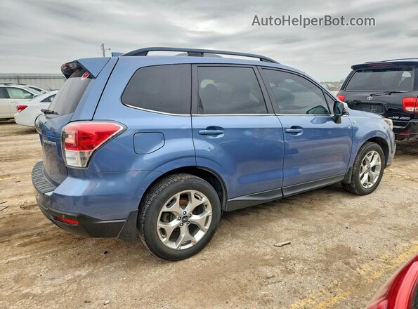 JF2SJAWC1JH534853 2018 SUBARU FORESTER Blue Trasero derecho