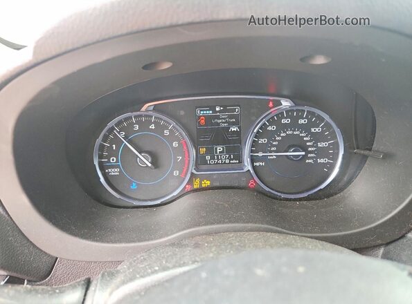 JF2SJAWC1JH534853 2018 SUBARU FORESTER Blue Vista del cuadro de instrumentos