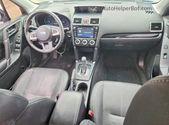 JF2SJAWC1JH534853 2018 SUBARU FORESTER Blue Vista del salpicadero