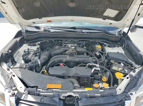 JF2SJAWC5JH528070 2018 SUBARU FORESTER White Вид підкапотного простору