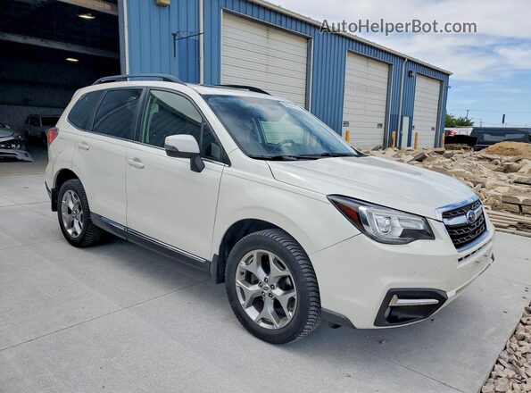 JF2SJAWC5JH528070 2018 SUBARU FORESTER White Передня права чверть