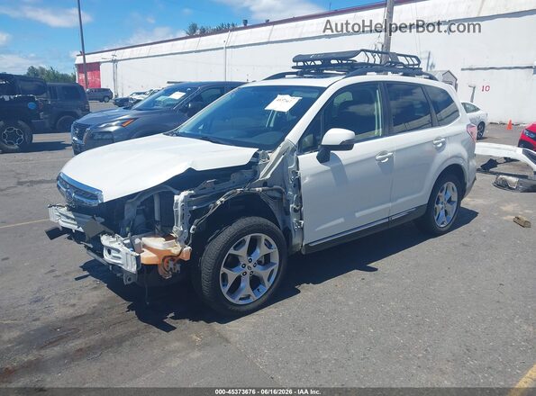 JF2SJAWC6HH457892 2017 SUBARU FORESTER White წინა მარცხენა ხედი სამი მეოთხედიდან