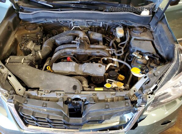 JF2SJAWC7HH478864 2017 SUBARU FORESTER Green Engine compartment view