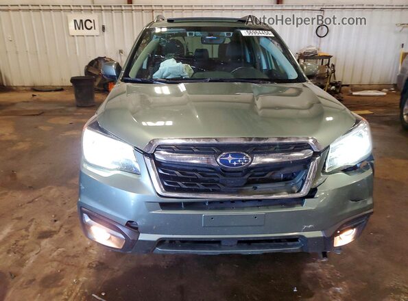 JF2SJAWC7HH478864 2017 SUBARU FORESTER Green Front view