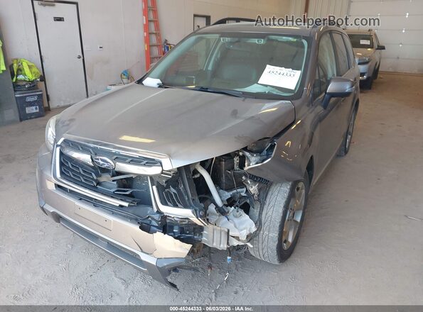 JF2SJAWC8JH456703 2018 SUBARU FORESTER Gray Вид спереду