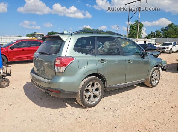 JF2SJAWCXJH435805 2018 SUBARU FORESTER Green 
