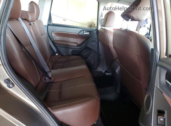JF2SJAWCXJH604723 2018 SUBARU FORESTER Tan Vista de los asientos traseros