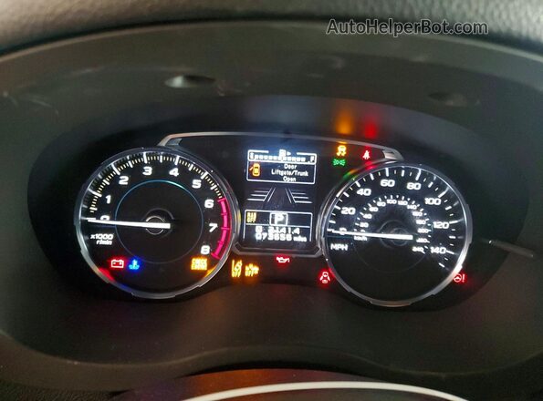 JF2SJAWCXJH604723 2018 SUBARU FORESTER Tan Vista del cuadro de instrumentos