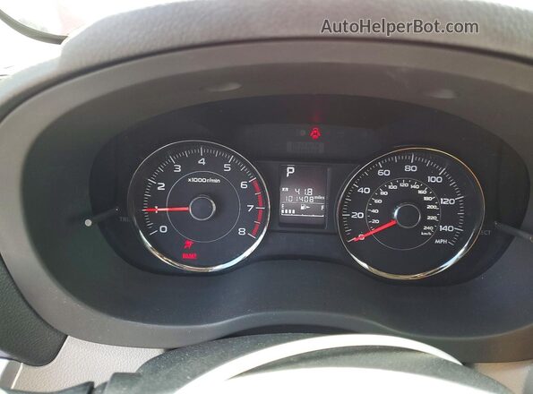 JF2SJAXC0GH555796 2016 SUBARU FORESTER Бордовый Вид щитка приборов