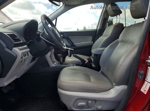 JF2SJAXC0GH555796 2016 SUBARU FORESTER Бордовый Вид салона спереди