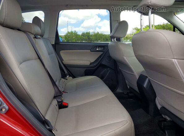 JF2SJAXC0GH555796 2016 SUBARU FORESTER Бордовый Вид задней части салона