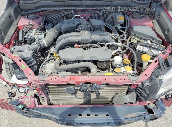 JF2SJAXC0GH555796 2016 SUBARU FORESTER Бордовый Вид подкапотного пространства