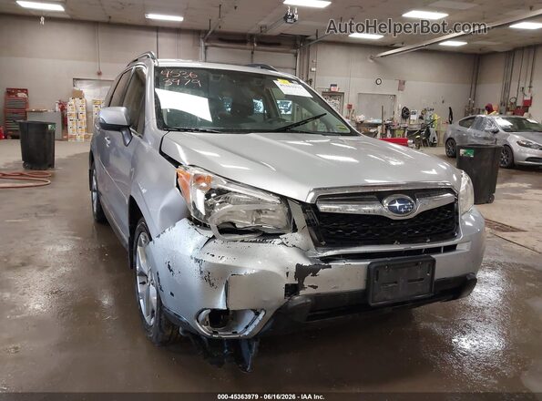 JF2SJAXC7GH496164 2016 SUBARU FORESTER Серебряный Вид спереди