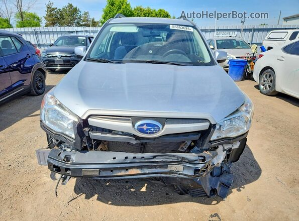 JF2SJCCC8GH450330 2016 SUBARU FORESTER Silver Vista frontal