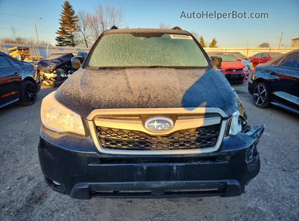 JF2SJCHC9GH538635 2016 SUBARU FORESTER Black Vista frontal