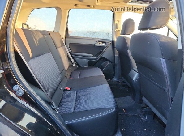 JF2SJCHC9GH538635 2016 SUBARU FORESTER Black Vista interior trasera