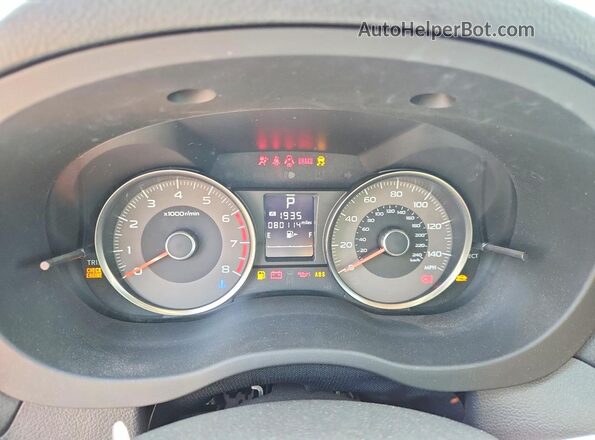 JF2SJGEC2HH575541 2017 SUBARU FORESTER White Սարքավորումների վահանակի տեսք
