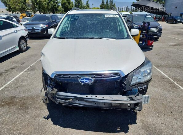 JF2SJGEC2HH575541 2017 SUBARU FORESTER White Դիմացի տեսք