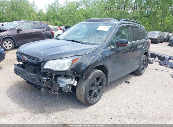 JF2SJGEC2JH509254 2018 SUBARU FORESTER Black Передня ліва чверть
