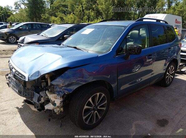 JF2SJGEC6HH503869 2017 SUBARU FORESTER Blue წინა მარცხენა ხედი სამი მეოთხედიდან