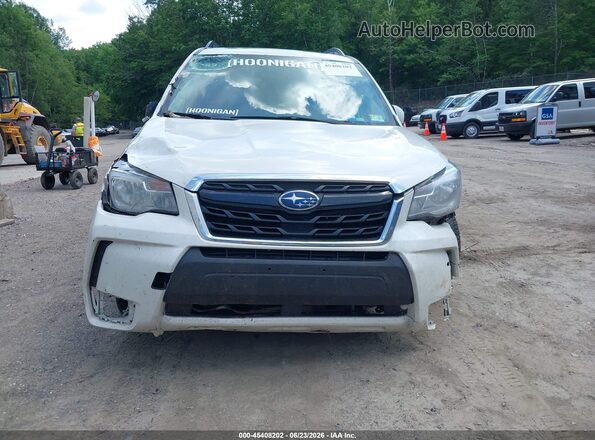 JF2SJGEC6JH567156 2018 SUBARU FORESTER White Widok zestawu wskaźników