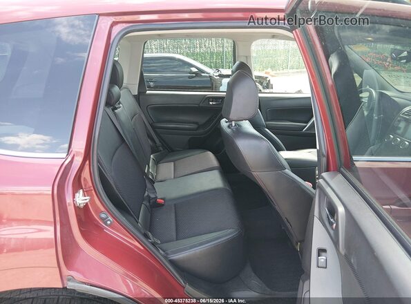 JF2SJGECXJH463575 2018 SUBARU FORESTER Темно-бордовый Вид наклейки с VIN-кодом