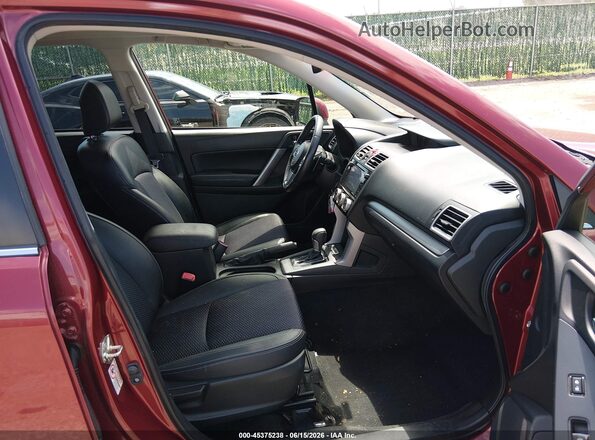 JF2SJGECXJH463575 2018 SUBARU FORESTER Темно-бордовый Вид салона спереди