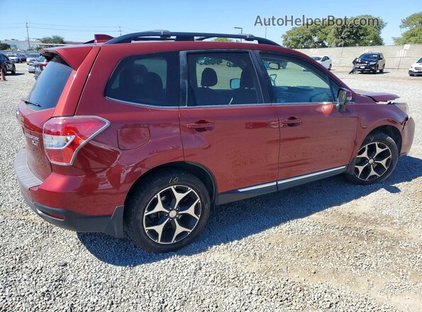 JF2SJGVC9GH554104 2016 SUBARU FORESTER Бордовый Задняя правая четверть