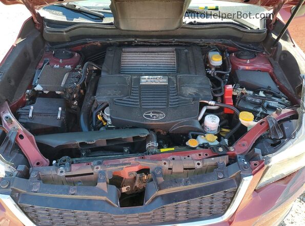 JF2SJGVC9GH554104 2016 SUBARU FORESTER Бордовый Вид задней части салона