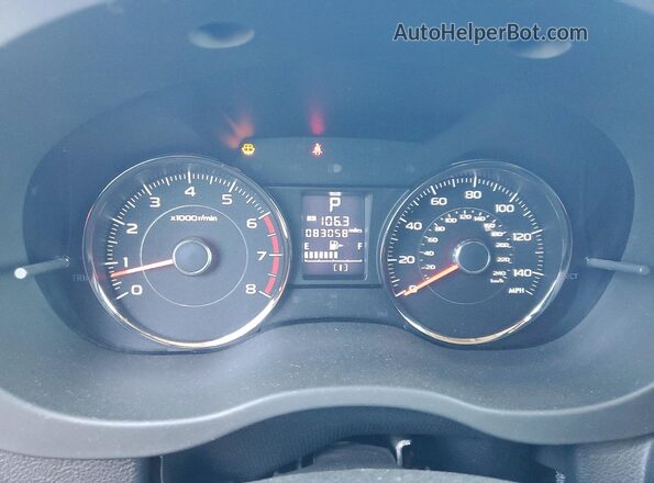 JF2SJGVC9GH554104 2016 SUBARU FORESTER Бордовый Вид щитка приборов