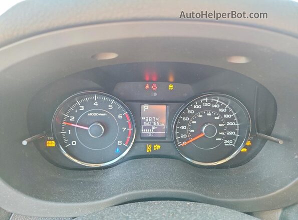 JF2SJHXC9GH498782 2016 SUBARU FORESTER Серый Вид щитка приборов