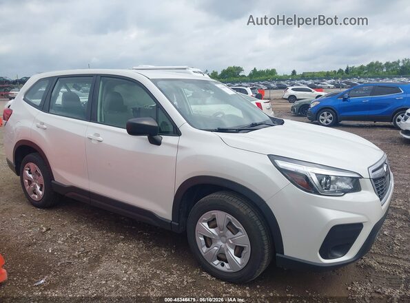 JF2SKAAC1KH460114 2019 SUBARU FORESTER Белый Вид задней части салона