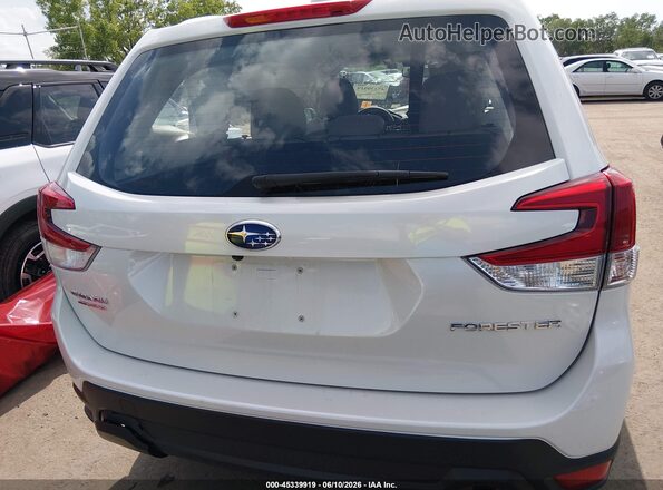 JF2SKAACXKH537885 2019 SUBARU FORESTER White 