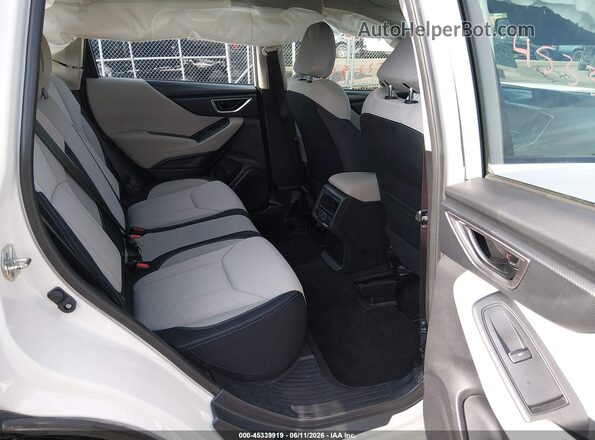 JF2SKAACXKH537885 2019 SUBARU FORESTER White VIN sticker view