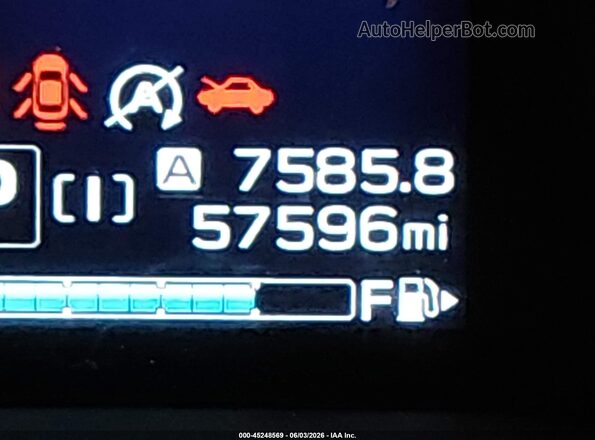 JF2SKACC3KH423112 2019 SUBARU FORESTER Серый 