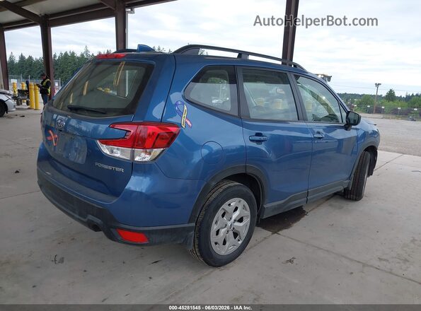 JF2SKACC6KH414646 2019 SUBARU FORESTER Blue Tył prawy