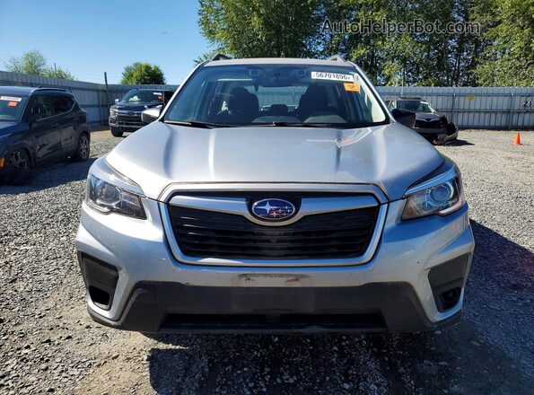 JF2SKACC9KH587657 2019 SUBARU FORESTER Silver 