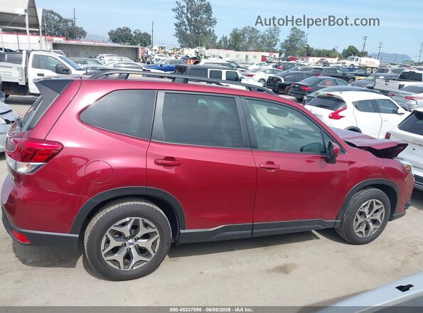 JF2SKADC0RH419690 2024 SUBARU FORESTER Burgundy Սալոնի հետևի տեսք