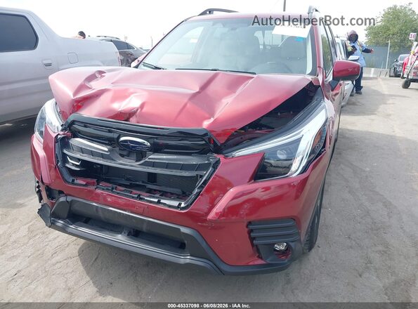 JF2SKADC0RH419690 2024 SUBARU FORESTER Burgundy Դիմացի տեսք
