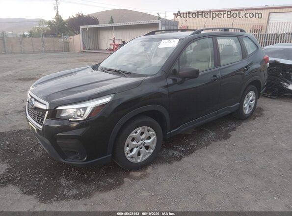 JF2SKADC2LH418628 2020 SUBARU FORESTER Black Передня ліва чверть