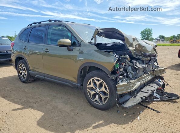 JF2SKADC3NH423890 2022 SUBARU FORESTER Green 