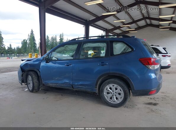 JF2SKADC4MH414663 2021 SUBARU FORESTER Blue უკანა სალონის ხედი