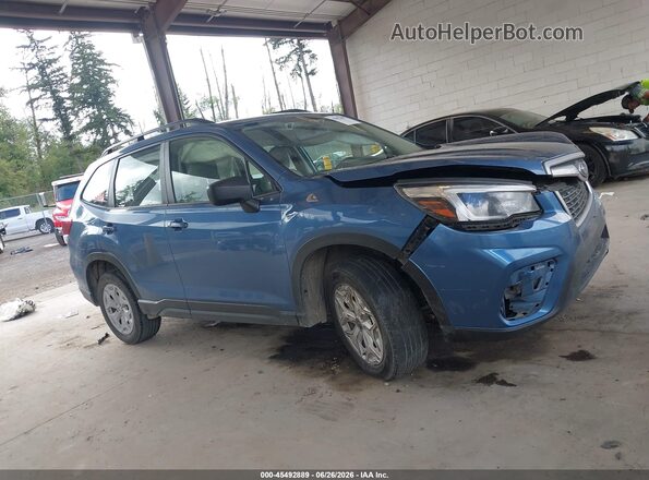 JF2SKADC4MH414663 2021 SUBARU FORESTER Blue ხელსაწყოთა პანელის ხედი