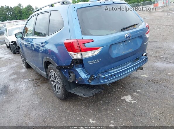JF2SKADC4NH464285 2022 SUBARU FORESTER Blue Rear left