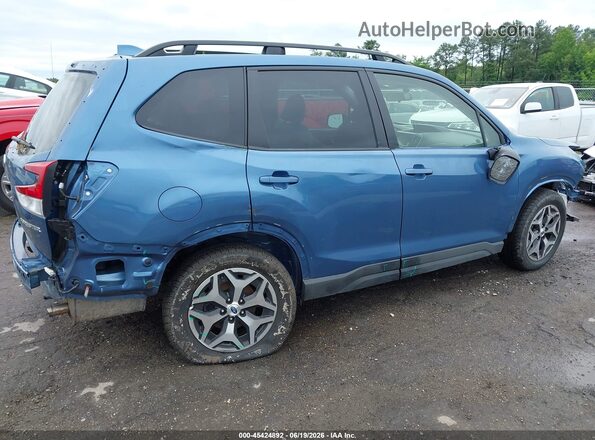 JF2SKADC4NH464285 2022 SUBARU FORESTER Blue Front view