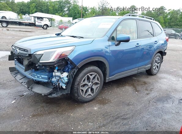 JF2SKADC4NH464285 2022 SUBARU FORESTER Blue 