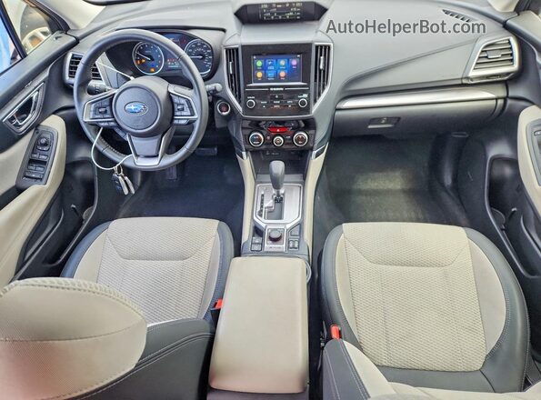 JF2SKADC6RH493356 2024 SUBARU FORESTER Красный Вид панели приборов
