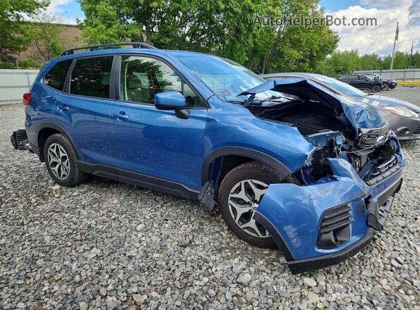JF2SKADC7NH495630 2022 SUBARU FORESTER Blue Przód prawy
