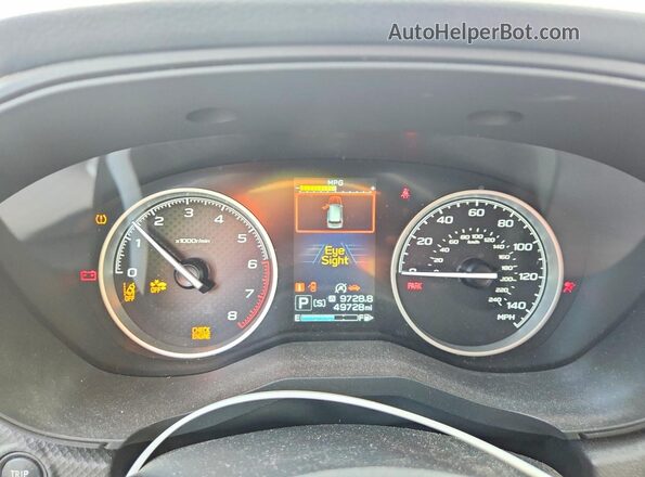 JF2SKADC7NH495630 2022 SUBARU FORESTER Blue Widok zestawu wskaźników